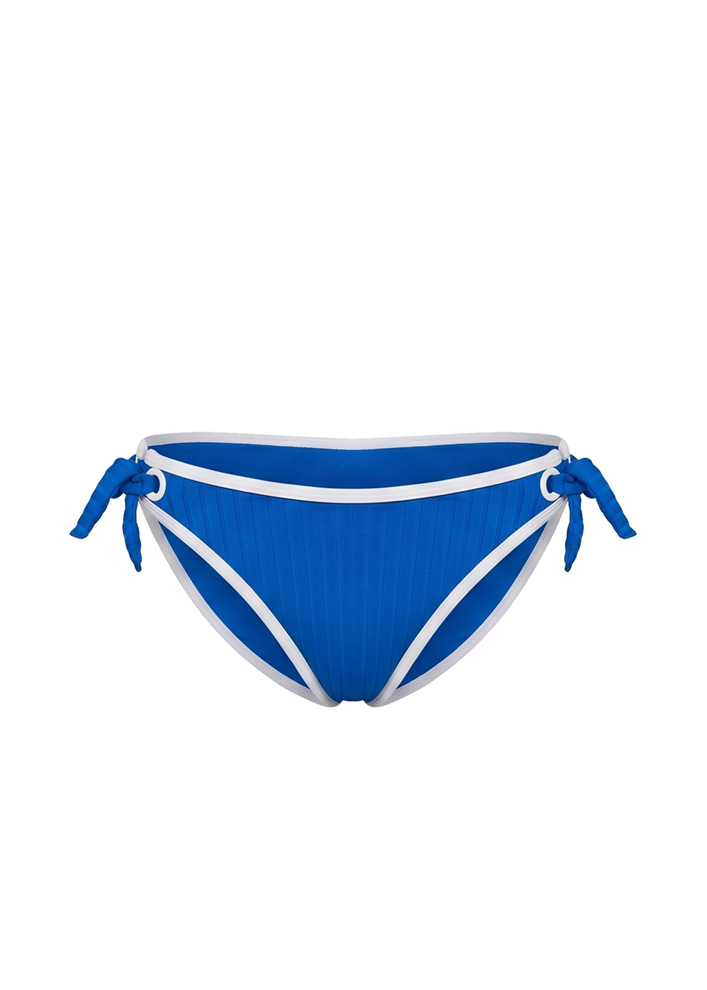 Soraya Bikini Bottom Ribbed Olympian Blue / Optic White