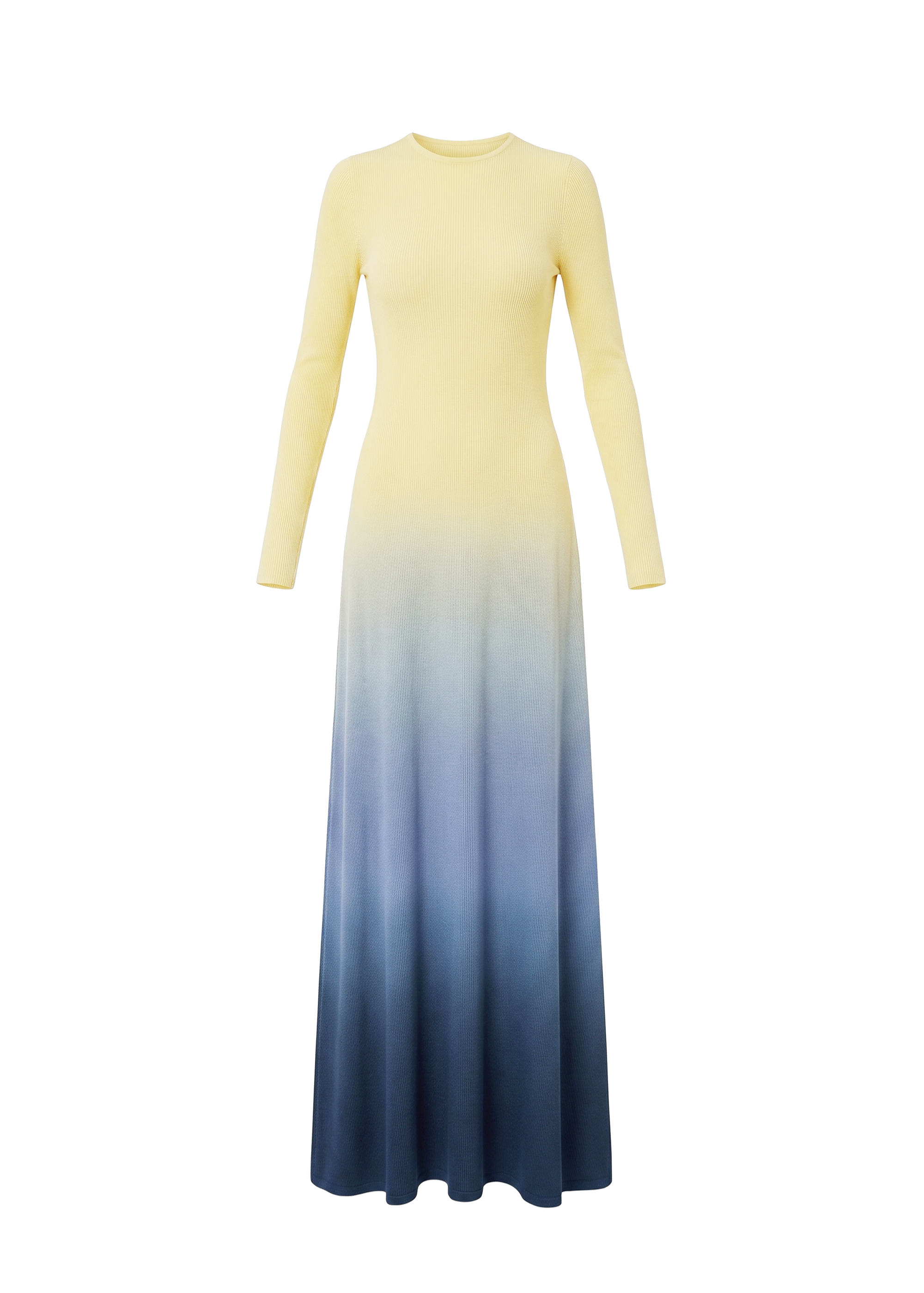 Dora Dress Ombre Danish Butter / Deep Canal